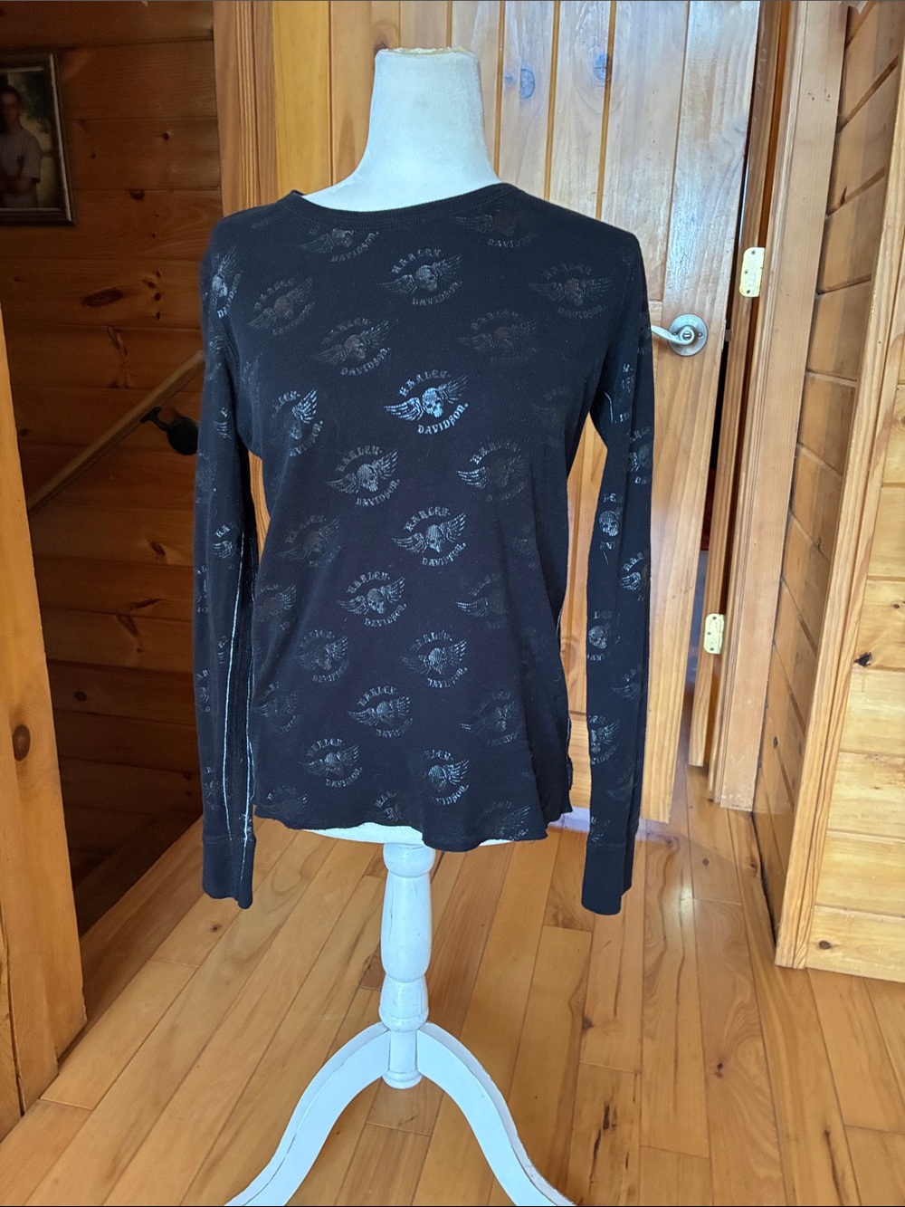 Harley Davidson trunk ltd long sleeve thermal tee